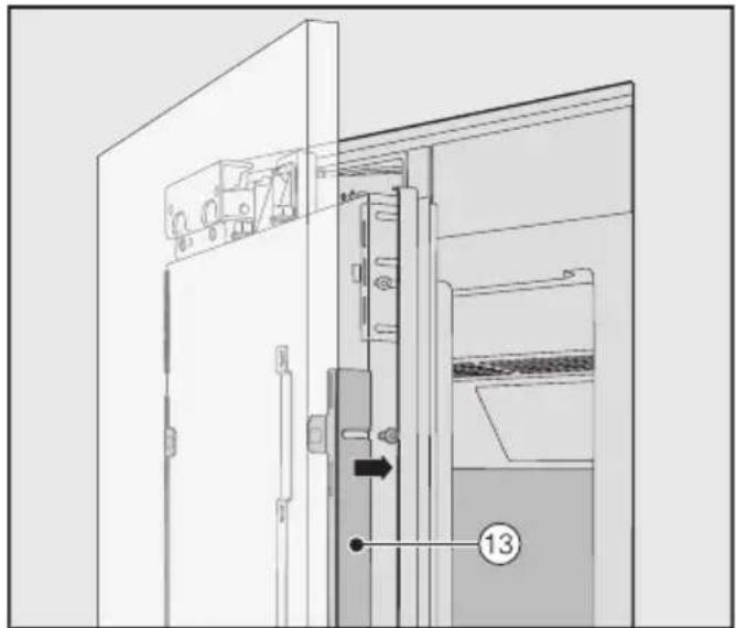 MIELE F 2413 Vi - Préparation du montage de la façade du meuble - 14