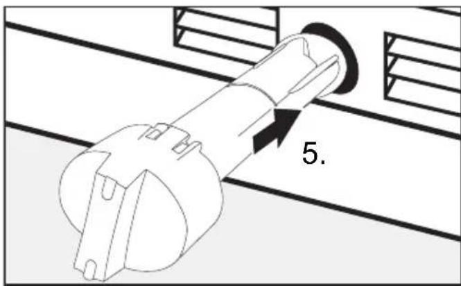 MIELE F 2413 Vi - Nettoyer le filtré à eau (filtré à tamis IntensiveClear) - 5
