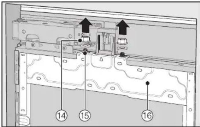 MIELE F 2413 Vi - Préparation du montage de la façade du meuble - 4