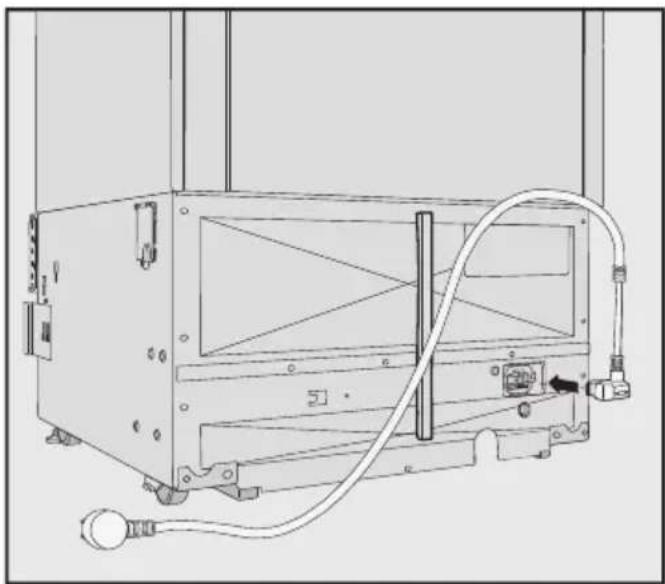 MIELE F 2413 Vi - Brancher l'appareil - 1