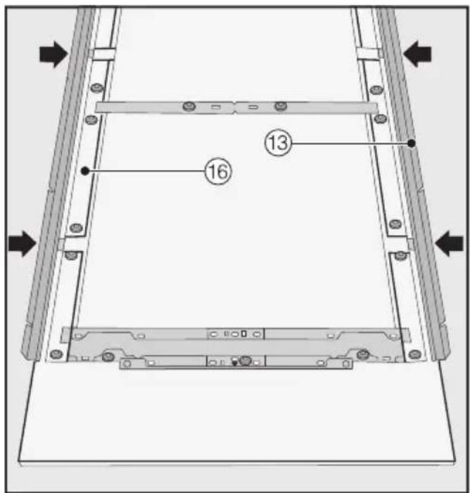 MIELE F 2413 Vi - Préparation du montage de la façade du meuble - 11