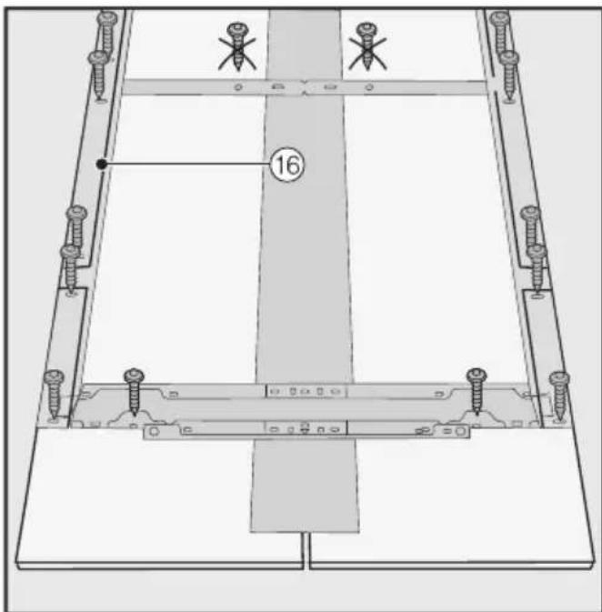 MIELE F 2413 Vi - Préparation du montage de la façade du meuble - 10