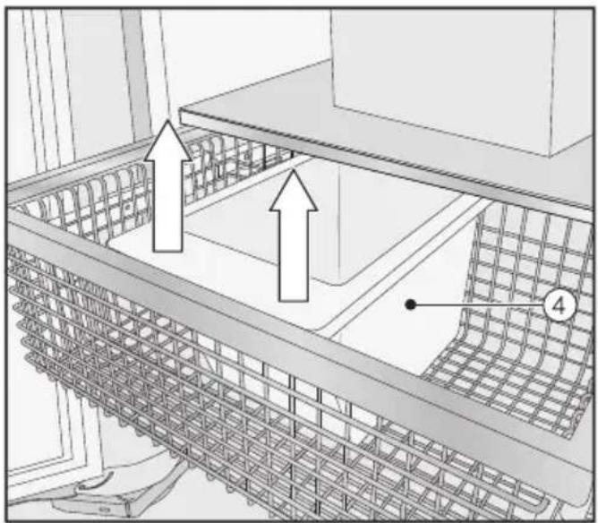 MIELE F 2413 Vi - Retirer le bac à glaçons - 1