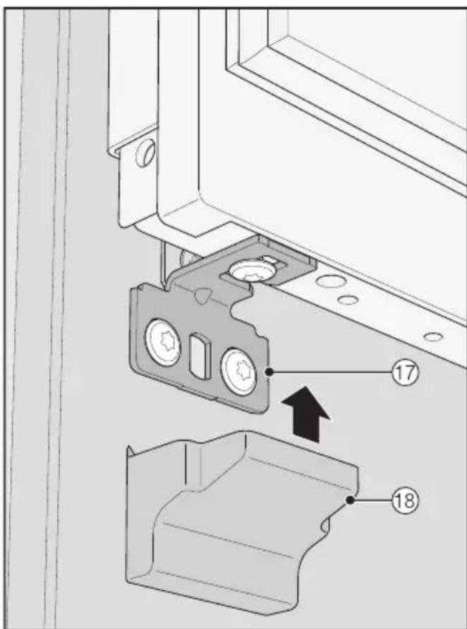 MIELE F 2413 Vi - Monter l'équre de fixation - 7