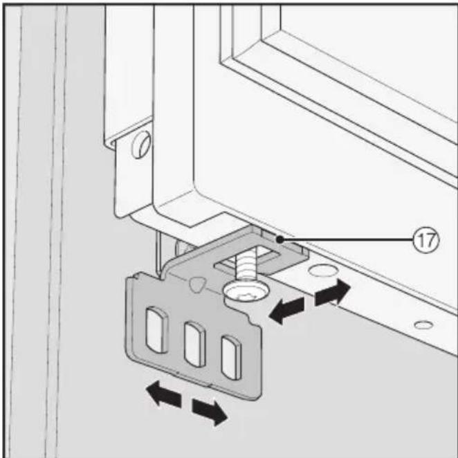 MIELE F 2413 Vi - Monter l'équre de fixation - 3
