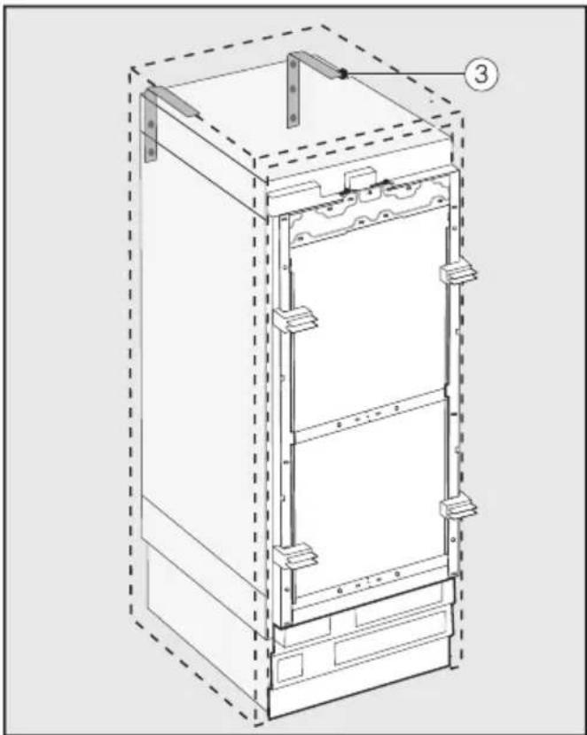 MIELE F 2413 Vi - Préparer la niche d'encastrement - 2