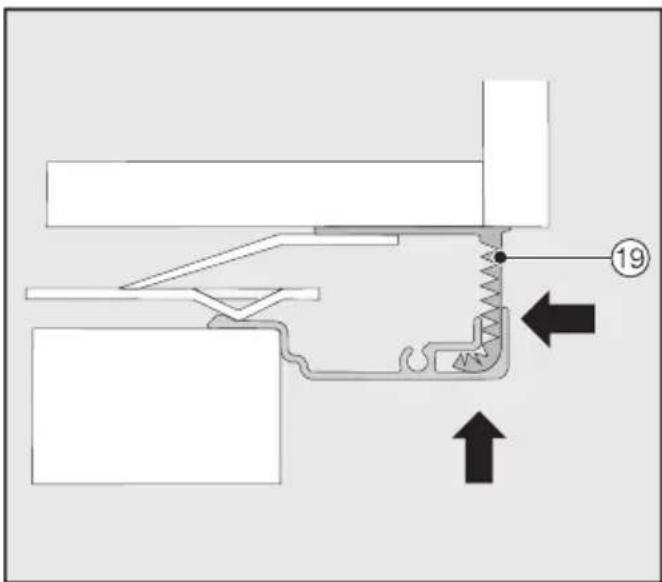 MIELE F 2413 Vi - Monter l'équre de fixation - 11