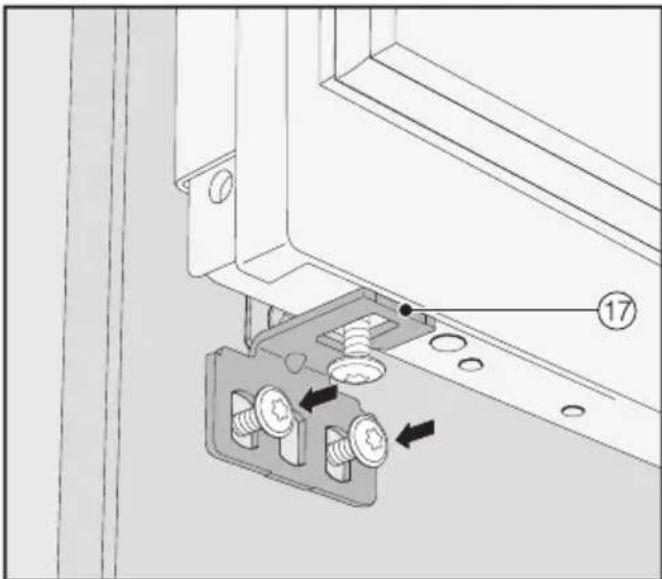 MIELE F 2413 Vi - Monter l'équre de fixation - 4