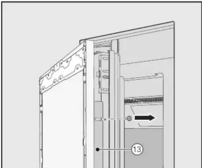 MIELE F 2413 Vi - Préparation du montage de la façade du meuble - 2