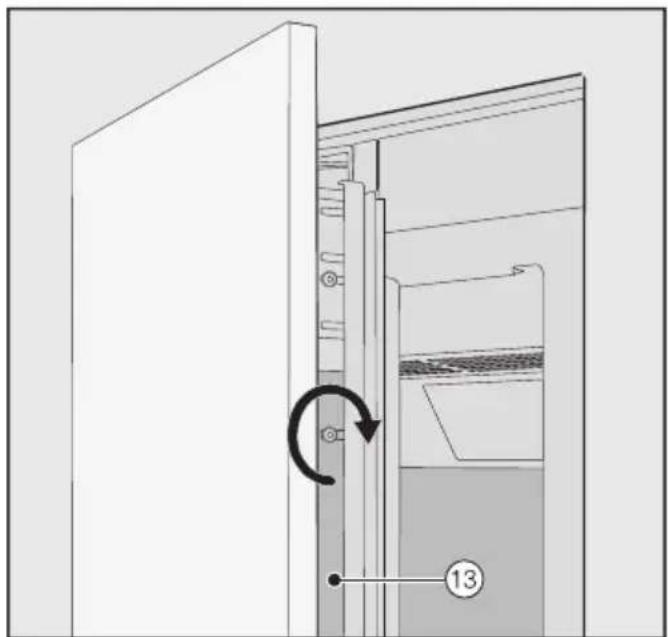 MIELE F 2813 Vi - Préparation du montage de la façade du meuble - 18