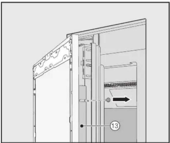 MIELE F 2813 Vi - Préparation du montage de la façade du meuble - 2