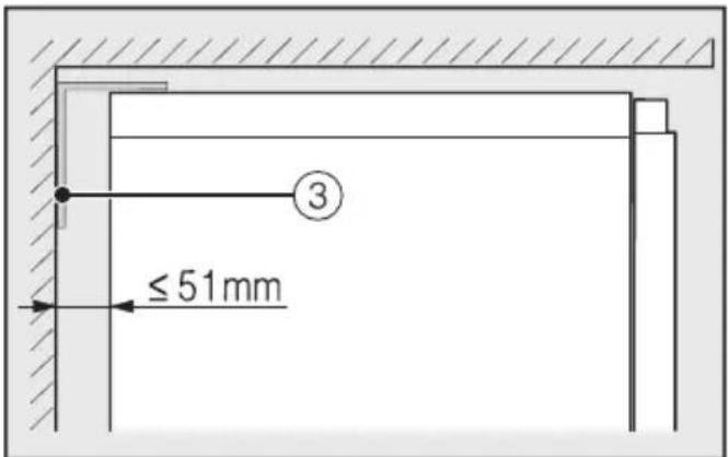 MIELE F 2813 Vi - Préparer la niche d'encastrement - 3