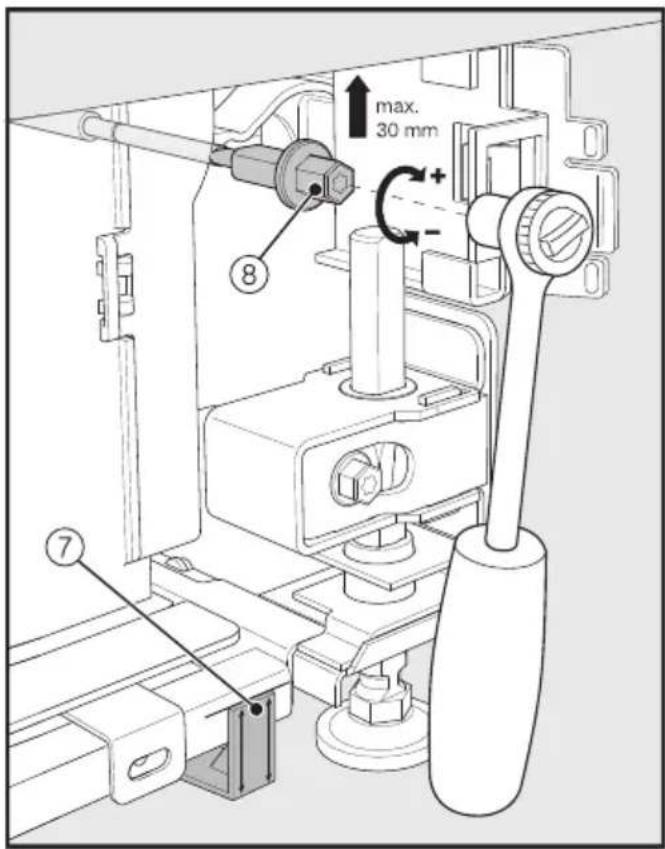 MIELE F 2813 Vi - Ajuster l'appareil frigorifique - 5