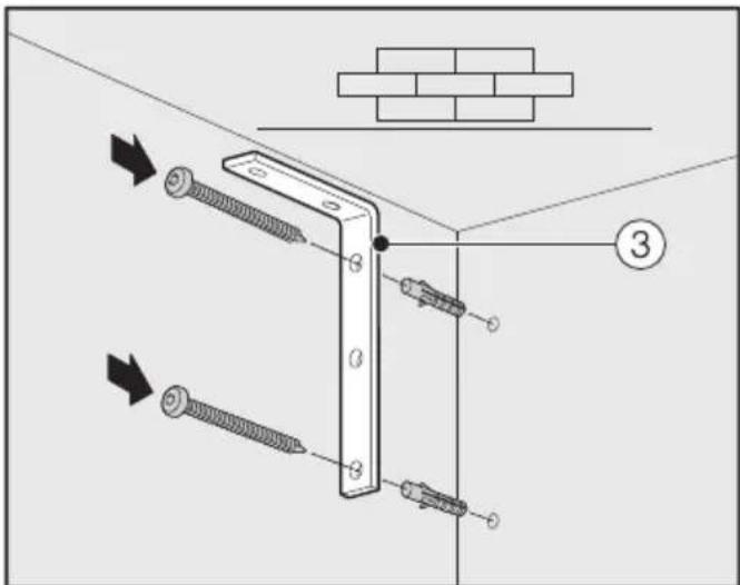 MIELE F 2813 Vi - Préparer la niche d'encastrement - 6