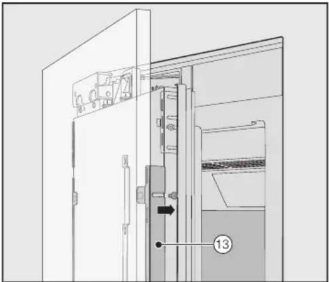 MIELE F 2813 Vi - Préparation du montage de la façade du meuble - 13