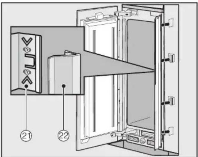 MIELE F 2813 Vi - Monter l'équerre de fixation - 14
