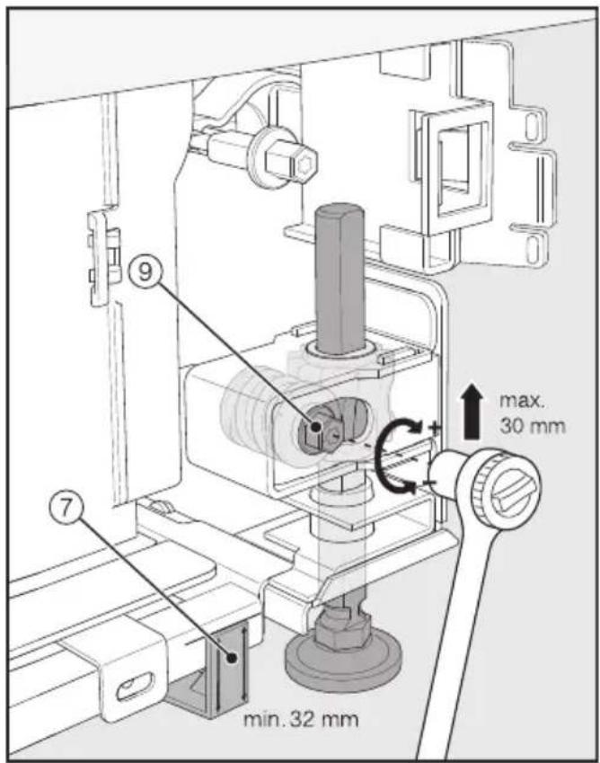 MIELE F 2813 Vi - Ajuster l'appareil frigorifique - 6