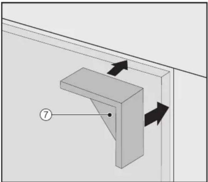 MIELE F 2813 Vi - Préparation du montage de la façade du meuble - 14