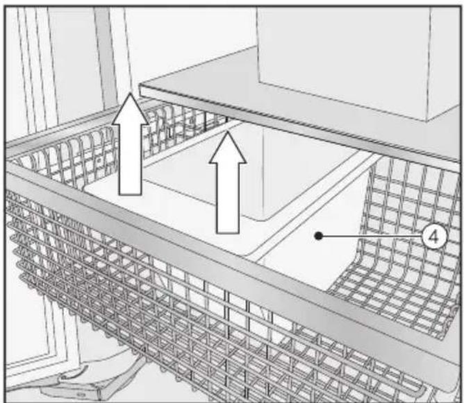 MIELE F 2813 Vi - Retirer le bac à glaçons - 1