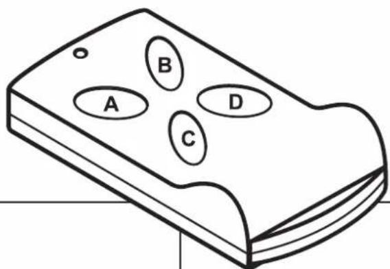 A B C D