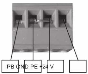 PB GND PE +24 V