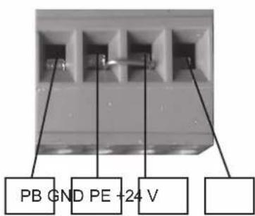 PB GND PE +24 V