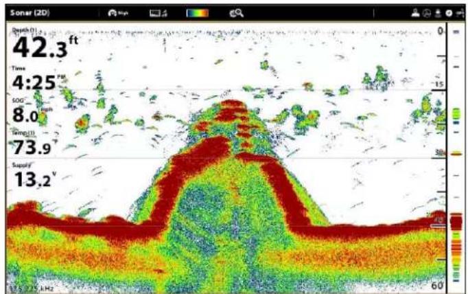 HUMMINBIRD SOLIX 10 CHIRP GPS - Activer/désactiver la barre latérale - 2