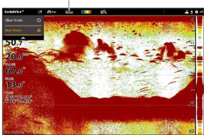 SwitchFire™ Clear Mode Max Mode 50.7 20.9 67.0° 13.9° N 80°-10.72° W 80°-10.48° 60