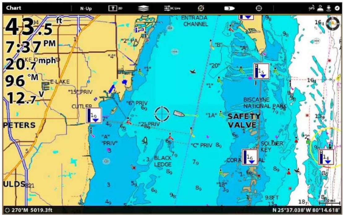 Chart N-Up 2D AC Live 43.5 7:37 PM 20.7 96° M 12.7 PETERS ULDS 821 ENTRADA CHANNEL "2" PA "1" "6" PRIV "2" PRIV "1A" BISCAYNE NATIONAL PARK SAFETY VALVE "A" "PRIV" 3 BLACK LEDGE 89 C" PRIV 89 COR A 16 AL SOLDNER KEY 1 B 16 FT 13 14 161 164 138 98 98 98 98 98 98 98 98 98 98 98 98 98 98 98 98 98 98 98 98 98 98 98 98 98 98 98 98 98 98 98 98 98 96° M 5019.3ft N 25°37.038'W 80°14.618'