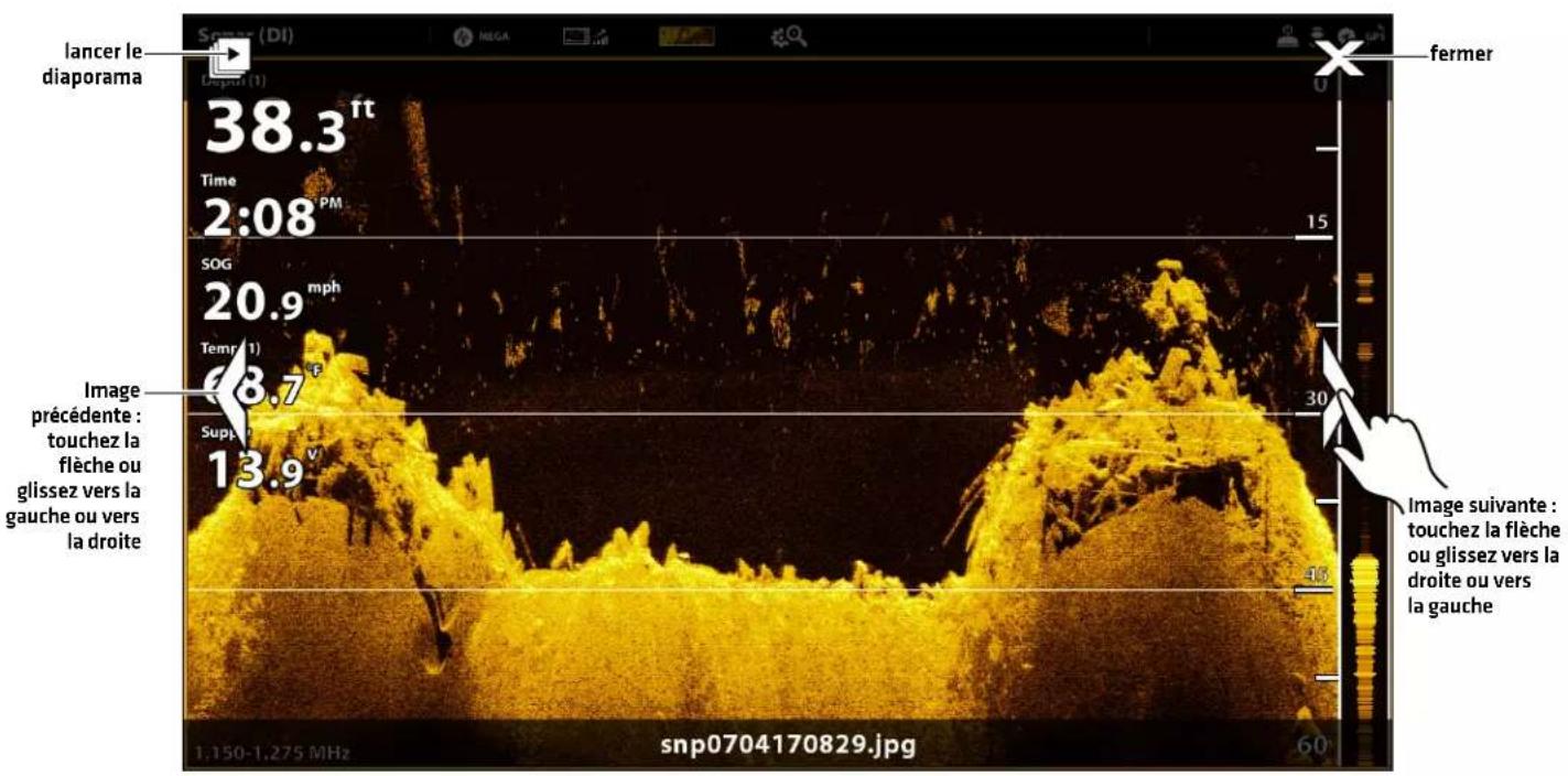 lancer le diaporama 38.3ft Time 2:08 PM SOG 20.9 mph Temr (1) 63.7°F Supp 13.9 V fermer Image précédente : touchez la flèche ou glissez vers la gauche ou vers la droite Image suivante : touchez la flèche ou glissez vers la droite ou vers la gauche snp0704170829.jpg 1,150-1,275 MHz snp0704170829.jpg