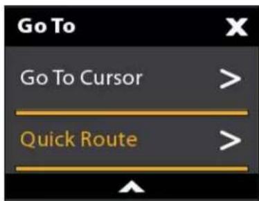 Go To Go To Cursor > Quick Route >