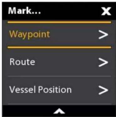 HUMMINBIRD SOLIX 12 CHIRP MEGA SI GPS - Menu de Marquage - 1
