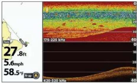 HUMMINBIRD HELIX 7 CHIRP SI GPS G2 - Afficher une vue mixte d'imagerie verticale - 5