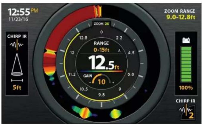 HUMMINBIRD HELIX 9 CHIRP GPS G2N - Afficher la vue pêche sur la glace - 1