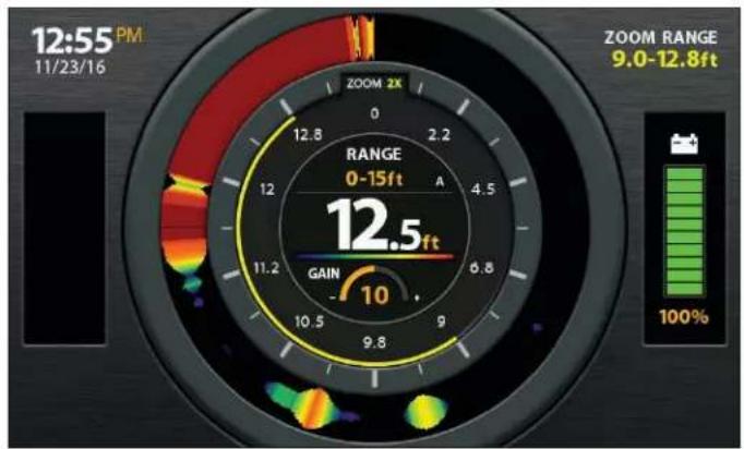 HUMMINBIRD HELIX 9 CHIRP GPS G2N - Afficher la vue pêche sur la glace - 2