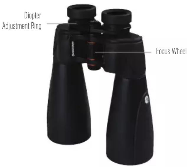 CELESTRON SkyMaster Pro ED - ADJUSTING THE INTERPUPILLARY DISTANCE - 4