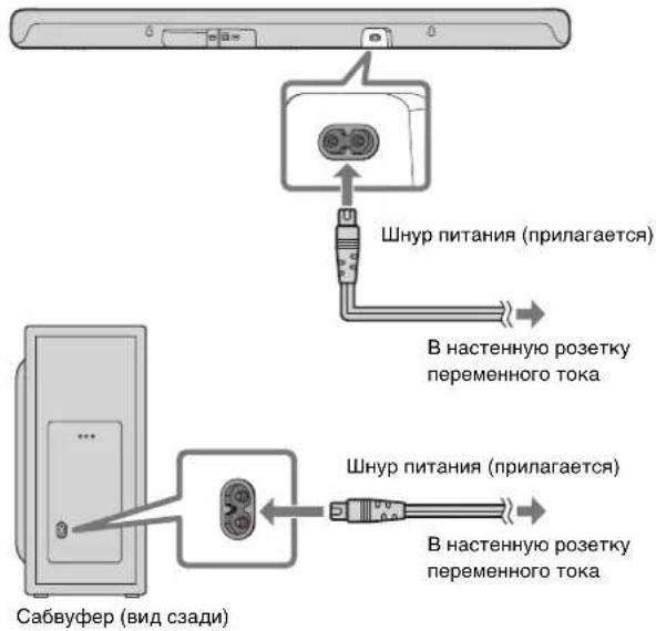 YAMAHA ATS-B400 - Подключение к электропитанию - 1