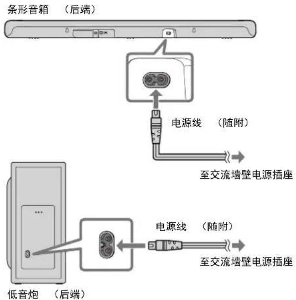 YAMAHA ATS-B400 - 连接到电源 - 1