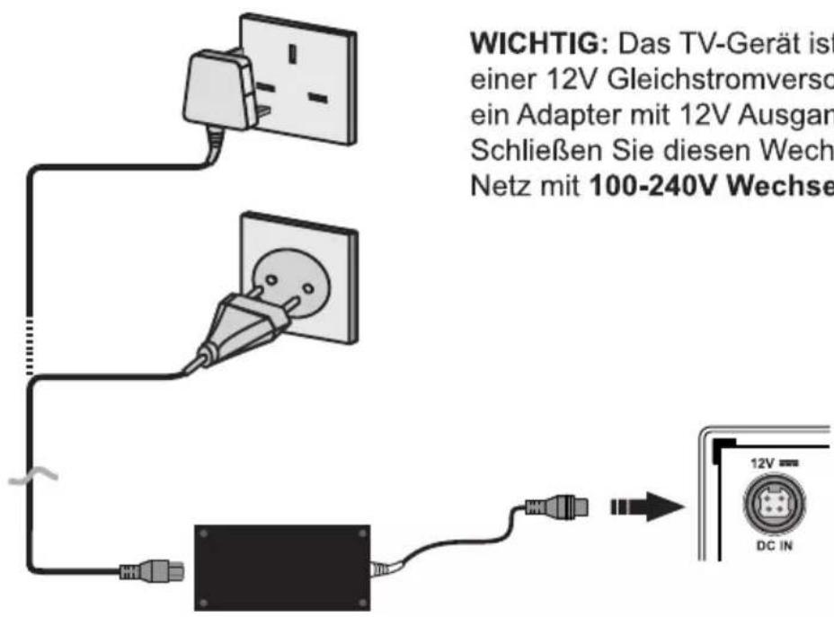 AIWA 55QS8593UHD - Schließen Sie den Bildschirm an die Steckdose an - 1