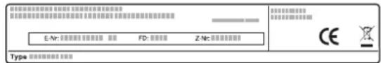 BOSCH BER7321B1 - Codice prodotto (E-Nr.) e codice di produzione (FD) - 1