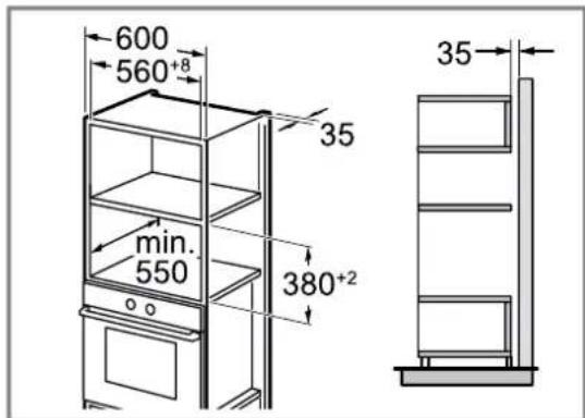 BOSCH BER7321B1 - Einbau in einen Hochschrank - 1