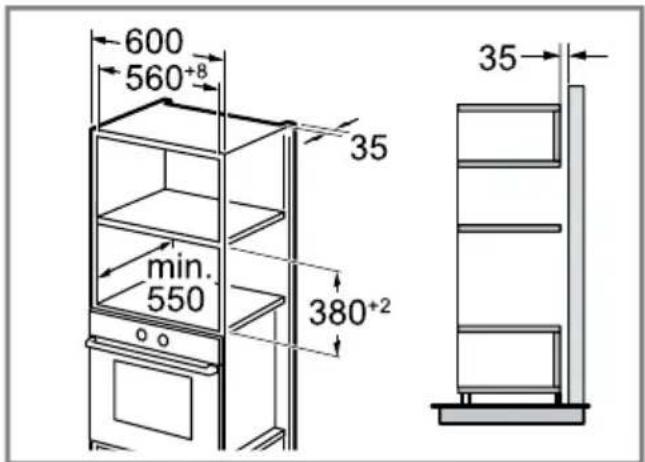 BOSCH BFL7221B1 - Installation dans un meuble haut - 1