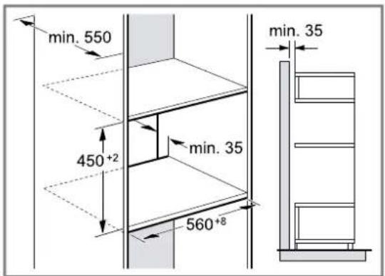 BOSCH CEG732XB1 - Einbau in einen Hochschrank - 1