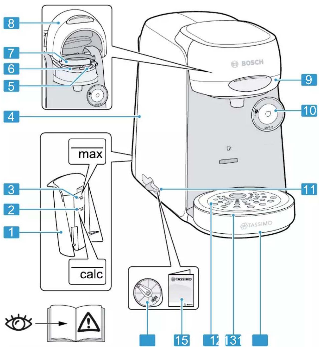 BOSCH Tassimo Finesse TAS16B7 - https://digitalguide.bsh-group.com?mat-no=8001247842 - 2