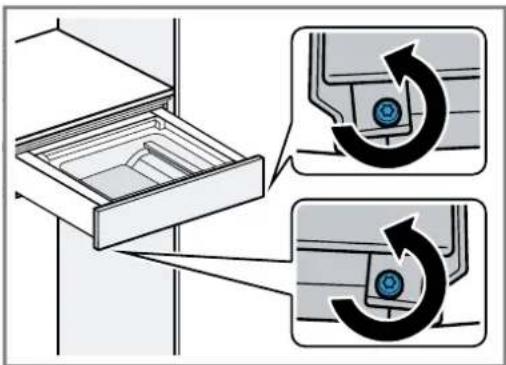 BOSCH BVE9101B1 - Réglage de l'habillage de porte meuble - 1