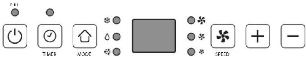 CALOR Intense Cool AU4010 - PAINEL DE CONTROLO - 1