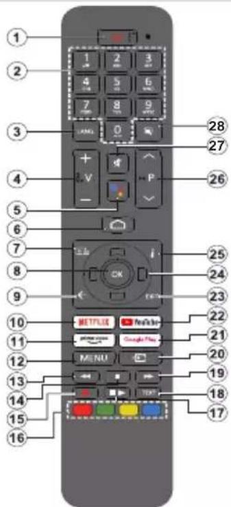 AIWA 24HD4593-12 - Controlo Remoto(\*\*) - 1