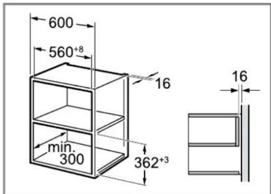 BOSCH BEL7321B1 - Einbau in einen Oberschrank - 1