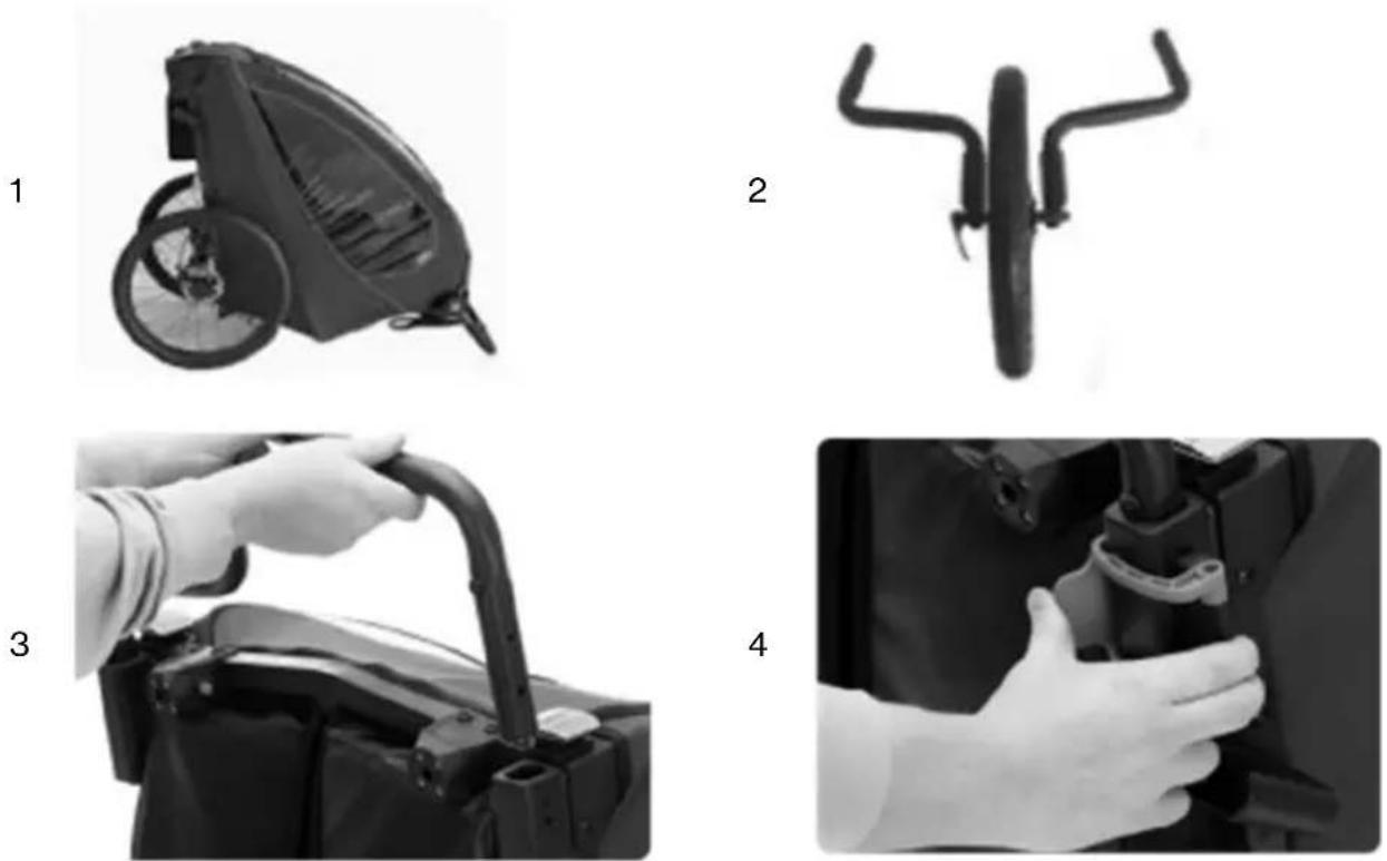 Axkid Grand Tour - Mounting the jogger wheel (jogger configuration) - 1
