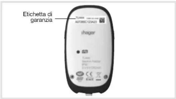 HAGER TU444 - Presentazione 2.2 Etichetta di garanzia - 2